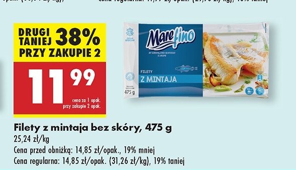 Filet z mintaja Mare fino promocja