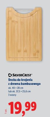 Deska do krojenia z drewna bambusowego  promocja w Lidl