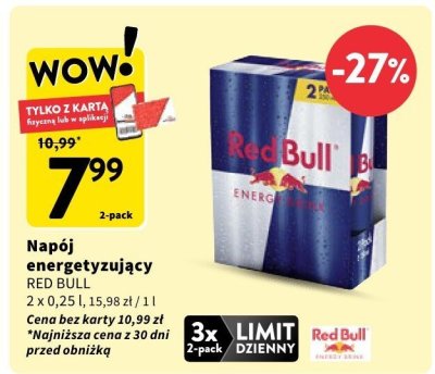 Napój energetyzujący 2-pak promocja w Intermarche