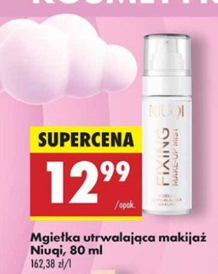 Mgiełka utrwalająca makijaż Niuqi promocja