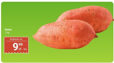 Bataty 1 kg promocja w Dino