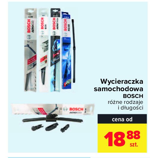 Pi贸ra wycieraczek 650 mm multiclip Bosch aerotwin promocja