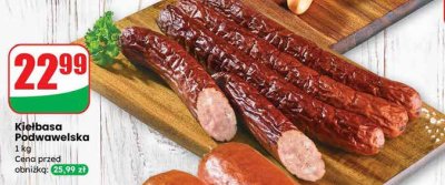 Kiełbasa Podwawelska Agro Rydzyna promocja w Dino