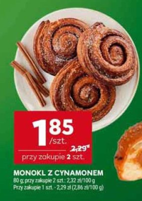 Monokl z cynamonem promocja w Stokrotka