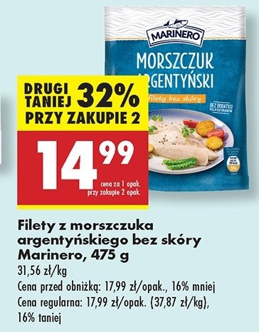 Filet z morszczuka argentyńskiego Marinero promocja