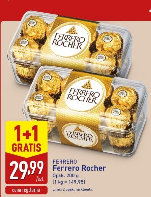 Czekolada Ferrero Rocher promocja w Aldi