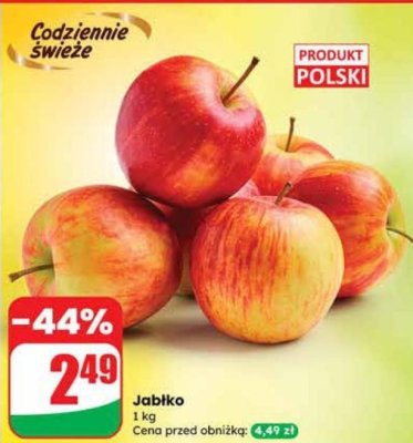 Jabłko promocja w Dino