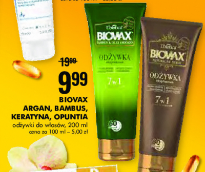 Odżywka ekspresowa 7w1 do włosów słabych i wypadających Biovax włosy słabe i wypadające promocja