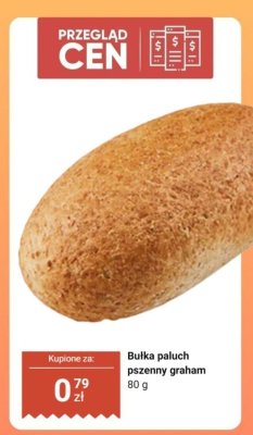 Bułka paluch pszenny graham 80 g promocja w Dino