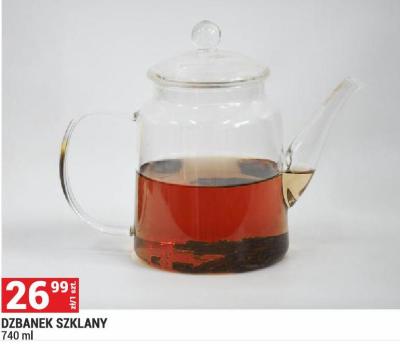 DZBANEK SZKLANY 740 ml promocja w Merkury Market