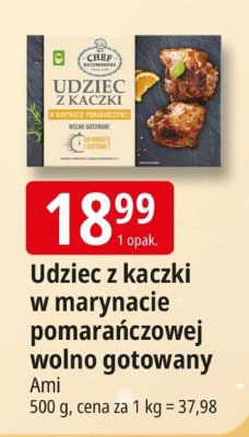Udziec z kaczki w marynacie pomarańczowej wolno gotowany Ami promocja w Leclerc