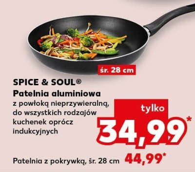 Patelnia aluminiowa z powłoką nieprzywierającą promocja w Kaufland