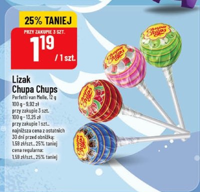 Lizak Chupa Chups Perfetti van Melle promocja w POLOmarket