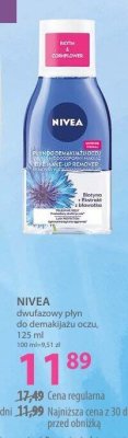 Płyn do demakijażu NIVEA dwufazowy płyn do demakijażu oczu promocja w Hebe