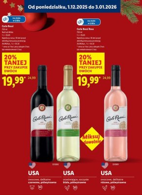 Wino Carlo Rossi Rose 750ml promocja w Lidl