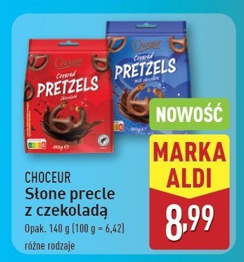 Precle słone z czekoladą mleczną Choceur promocja