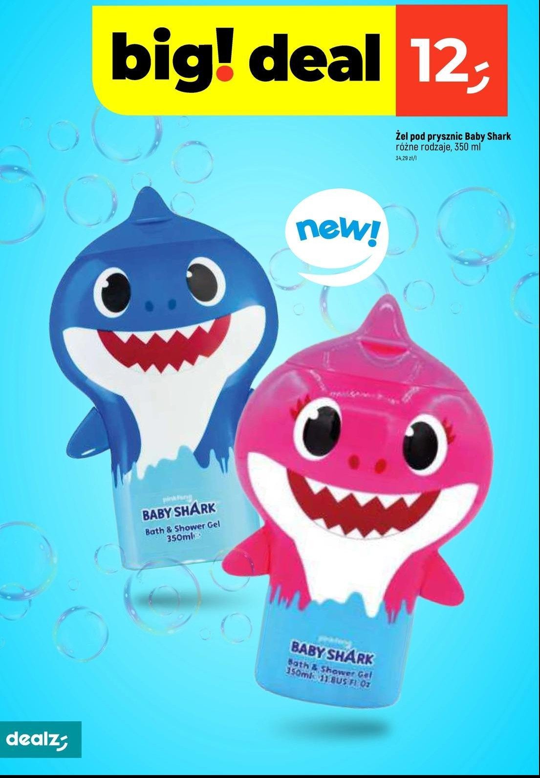 Żel pod prysznic baby shark promocja