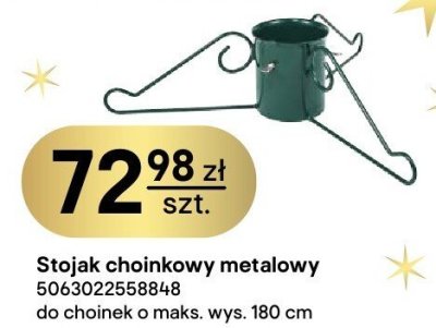 Stojak choinkowy metalowy do choinek o maks. wys. 180 cm promocja w Castorama