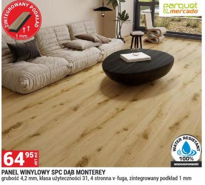 Panel winylowy SPC Dąb Monterey promocja w Merkury Market