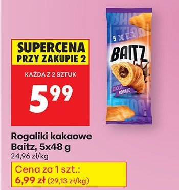 Rogaliki kakaowe Baitz, 5x48 g promocja w Biedronka
