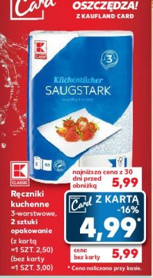 Recznik papierowy K-classic promocja