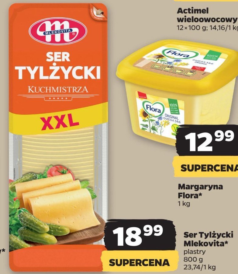 Ser tylżycki kuchmistrza plastry Mlekovita promocja