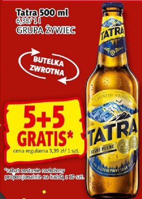 Piwo Tatra 500 ml GRUPA ŻYWIEC promocja w Prim Market