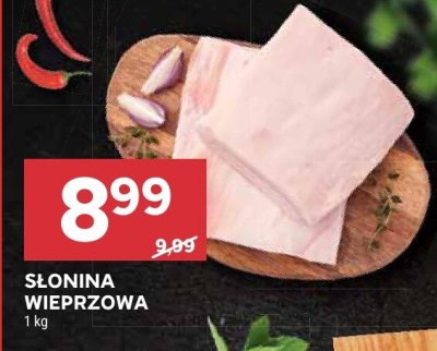 Słonina wieprzowa promocja w Stokrotka