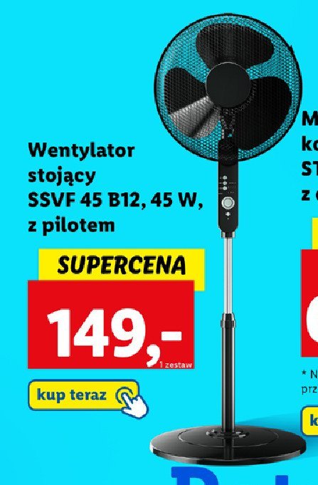 Wentylator pod艂ogowy ssvf 45 b12 z pilotem promocja