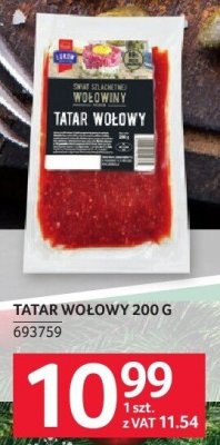 Tatar wołowy 200 g promocja w Selgros