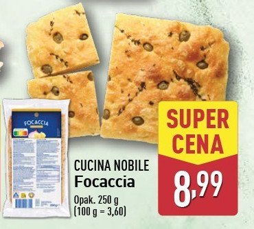 Focaccia Cucina nobile promocja