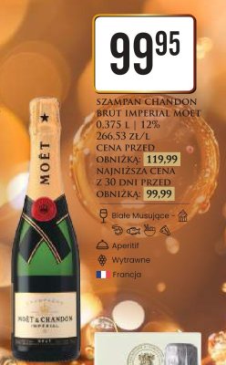Szampan Chandon Brut Imperial Moët promocja w Dino