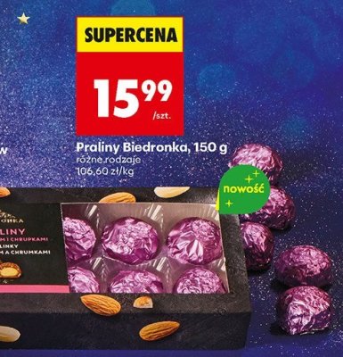 Praliny różne rodzaje promocja w Biedronka