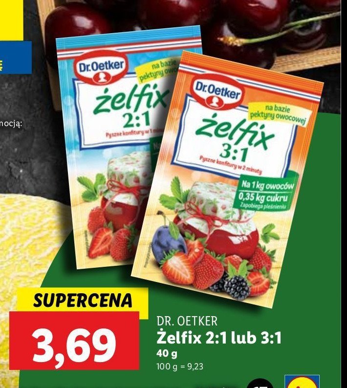 Żelfix 3:1 Dr. oetker promocja