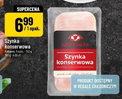 Szynka konserwowa Kabanos promocja w POLOmarket