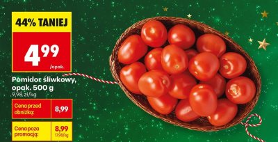 Pomidor śliwkowy 500 g promocja w Biedronka