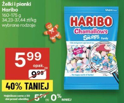 Żelki i pianki Haribo promocja w Delikatesy Centrum