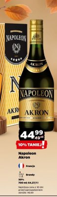 Brandy Napoleon Akron promocja w Netto