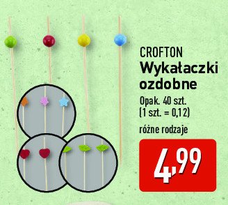 Wykałaczki ozdobne Crofton promocja w Aldi