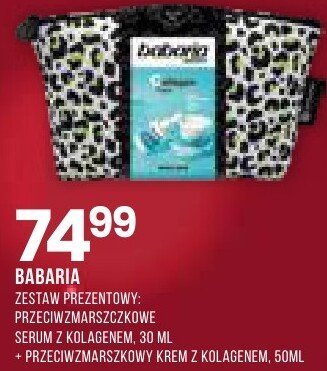 Kosmetyki Babaria zestaw prezentowy przeciwzmarszczkowe serum z kolagenem + przeciwzmarszczkowy krem z kolagenem promocja w Drogerie Natura