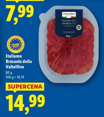 Bresaola della Valtellina promocja w Lidl