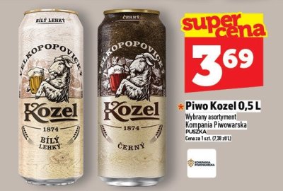 Piwo Kozel 0,5L promocja w TOPAZ