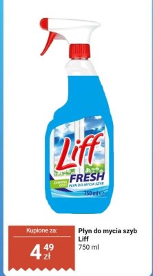 Płyn do mycia szyb Liff Fresh promocja w Dino