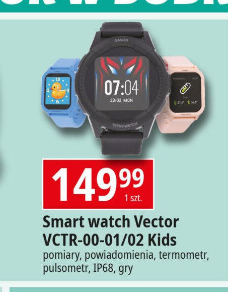 Smartwatch vctr-00-02 VECTOR promocja