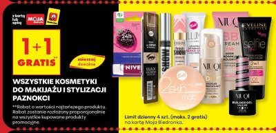 Kosmetyki do makijażu i stylizacji paznokci różne marki promocja w Biedronka
