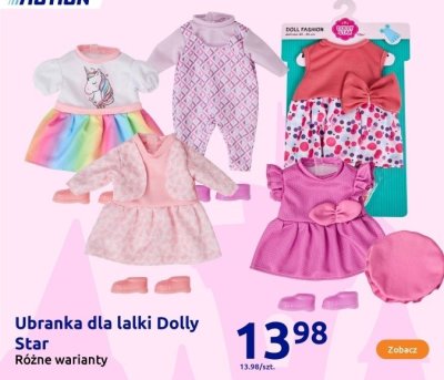 Ubranka dla lalki Dolly Star - różne warianty promocja w Action