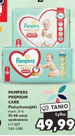 Pieluchy pieluchomajtki 6 Pampers premium care pants promocja