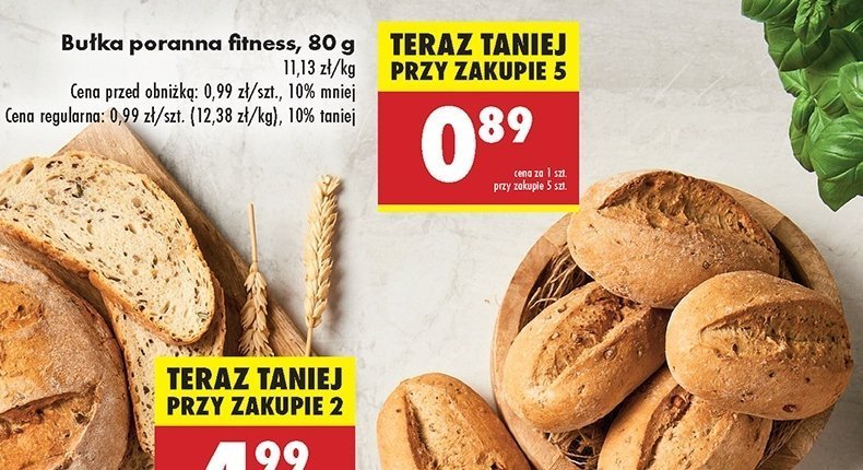 Bułka poranna fitness promocja w Biedronka