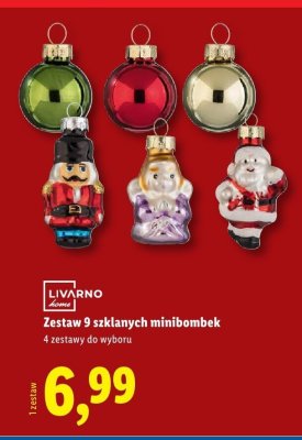 9 szklanych minibombek promocja w Lidl