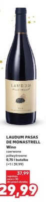 Wino LAUDUM PASAS DE MONASTRELL czerwone półwytrawne 0,75 l butelka promocja w Kaufland